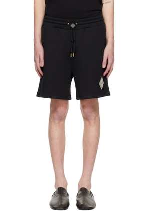 Casablanca Black Pearl Diamond Shorts