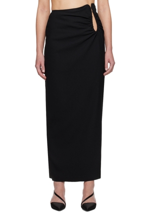 WYNN HAMLYN Black Ella Maxi Skirt