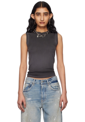 Acne Studios Gray Ribbed Tank Top