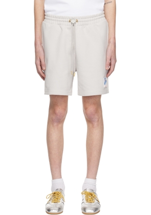 Casablanca Gray Greek Temple Shorts