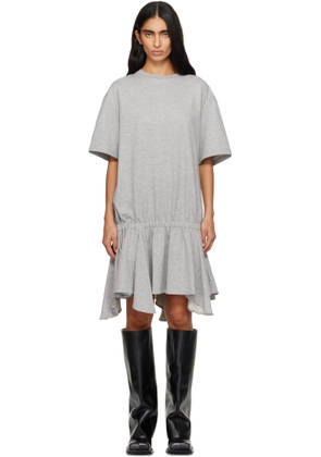 FIDAN NOVRUZOVA Gray Rhea T-Shirt Minidress