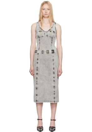 Diesel Gray D-Inny Midi Dress