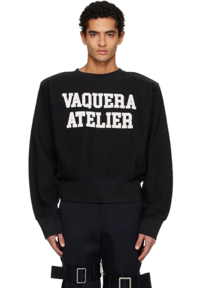 VAQUERA Black 'Vaquera Atelier' Sweatshirt