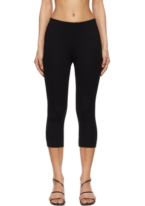 rag & bone Black Simone Ponte Capri Trousers