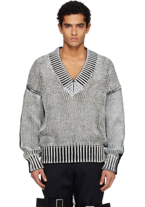 VAQUERA Black & White Oversized Sweater
