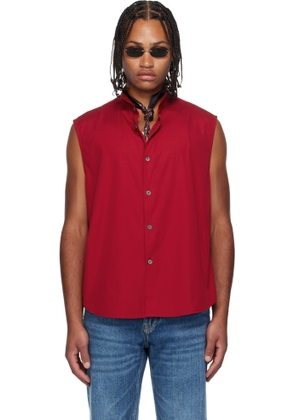 OUR LEGACY Red Wing Sleeveless Shirt