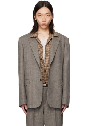 OUR LEGACY Brown Ceremony Blazer