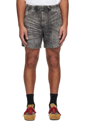 Diesel Gray D-Tenni-S1 Denim Shorts