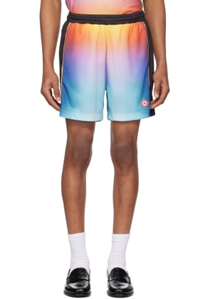 Casablanca Multicolor Gradient Football Shorts