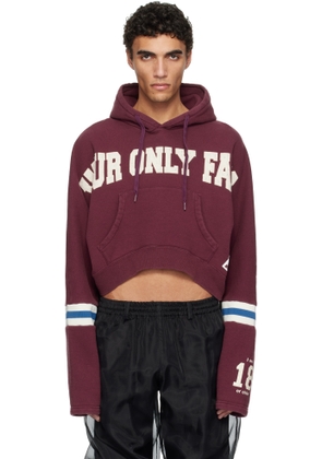 doublet Burgundy PZtoday Edition 'Only Fans' Hoodie