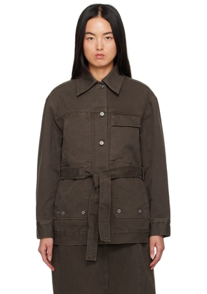 3.1 Phillip Lim Brown Belted Denim Jacket