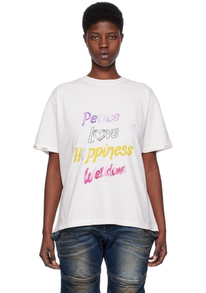 We11done White Lettering T-Shirt