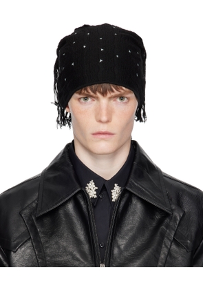 Kiko Kostadinov Black Tarr Beanie