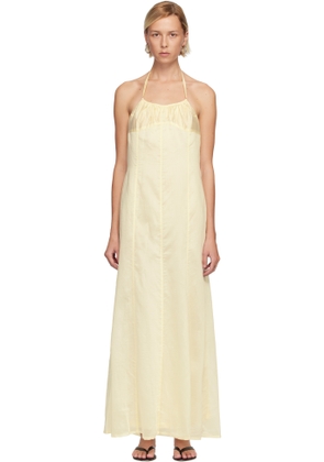 Belle Anna Off-White Flore Maxi Dress