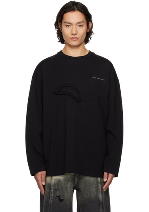 Feng Chen Wang Black Oversized 2in1 T-shirt