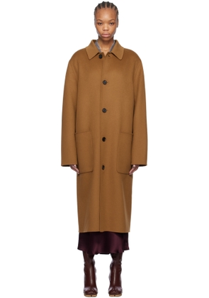 MACKAGE Tan Beckett Handmade Wool Coat
