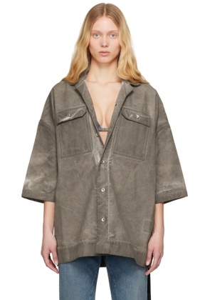 Rick Owens DRKSHDW Gray Hollywood Magnum Tommy Shirt