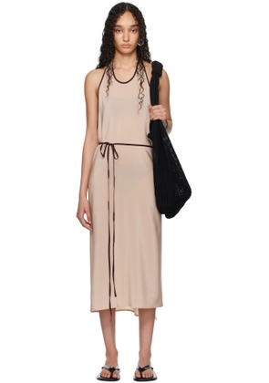 Baserange SSENSE Exclusive Pink Apron Wrap Midi Dress