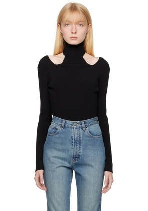ALAÏA Black Cutout Bodysuit