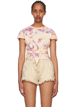 Isabel Marant Etoile Yellow & Purple Zodya T-Shirt
