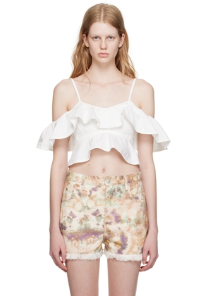 Isabel Marant Etoile White Voloteo Tank Top