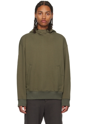 Solid Homme Khaki Zip Pocket Hoodie