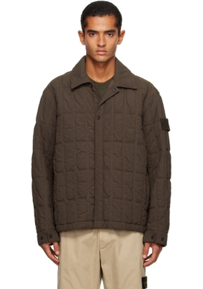 Stone Island Brown 4100099 Nylon Smerigliato Jacket