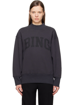 ANINE BING Black Bradie 'Bing' Sweatshirt