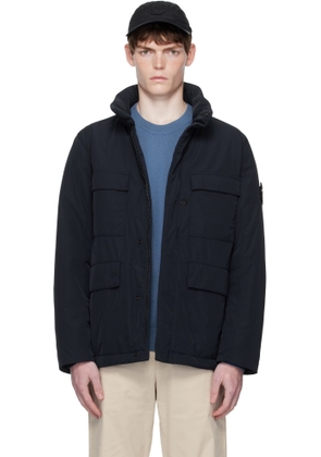 Stone Island Navy 4100049 Micro Twill Jacket
