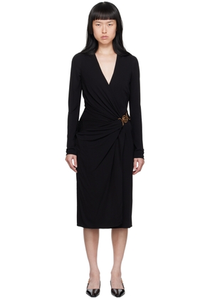 Versace Black Medusa '95 Midi Dress