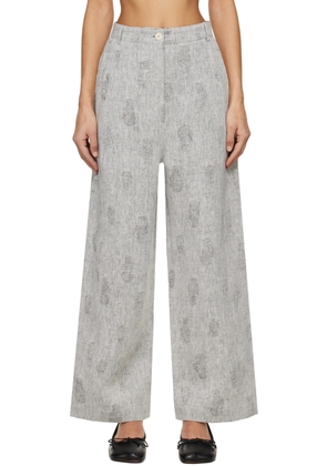 Henrik Vibskov Gray Post Trousers