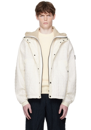 Stone Island Off-White 4100023 Crinkled Reps NY Quilted-TC Jacket