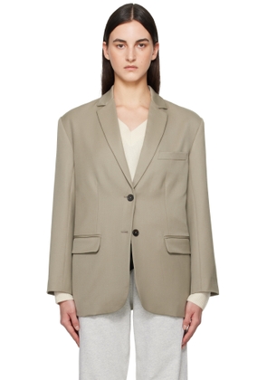 ANINE BING Khaki Quinn Blazer