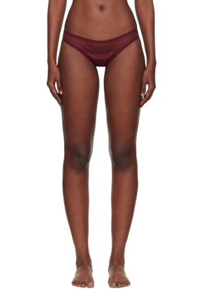 Yasmine Eslami Burgundy Serena Thong