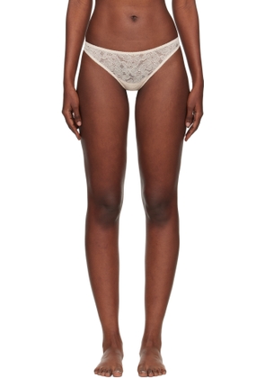 Yasmine Eslami Off-White Louise Thong