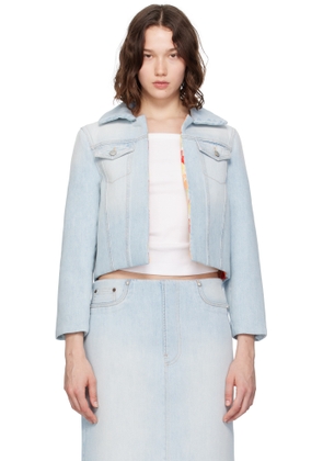 Acne Studios Blue Padded Denim Jacket