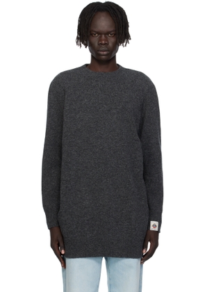 Bally Gray Long Wool Sweater