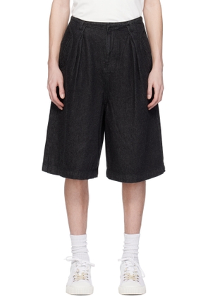 ADER error Black 0201 Denim Shorts