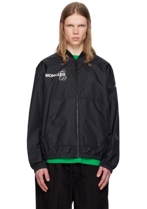Moncler Genius 7 Moncler FRGMT Hiroshi Fujiwara Black Ostria Bomber Jacket