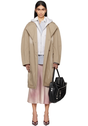 Acne Studios Tan Belted Trench Coat