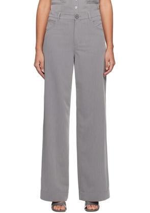 Staud Gray Grayson Trousers