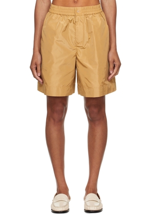 Staud Beige Genny Shorts