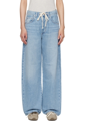 Citizens of Humanity Blue Brynn Drawstring Jeans
