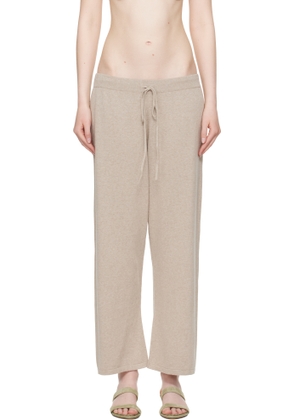 Lauren Manoogian Taupe Capri Lounge Pants