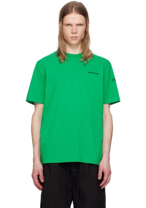 Moncler Genius Moncler x FRGMT Hiroshi Fujiwara Green Maxi Logo T-shirt