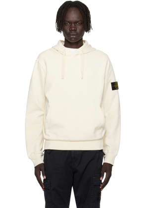 Stone Island Off-White 6100062 Organic Cotton Fleece Hoodie