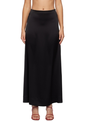 Esse Studios Black Mono Maxi Skirt