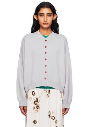 Cordera Gray Merino Wool Cardigan