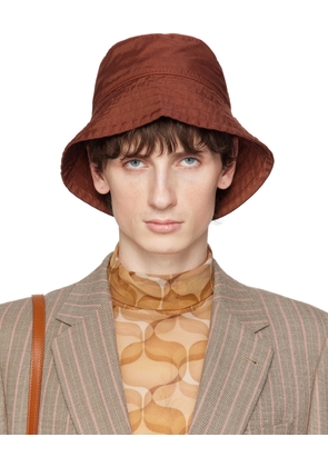 Dries Van Noten Orange Gilly Hat