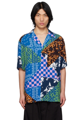 Marcelo Burlon County of Milan Multicolor Mix&Match Hawaii Shirt